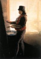 Goya, Francisco de - Self Portrait in the Workshop